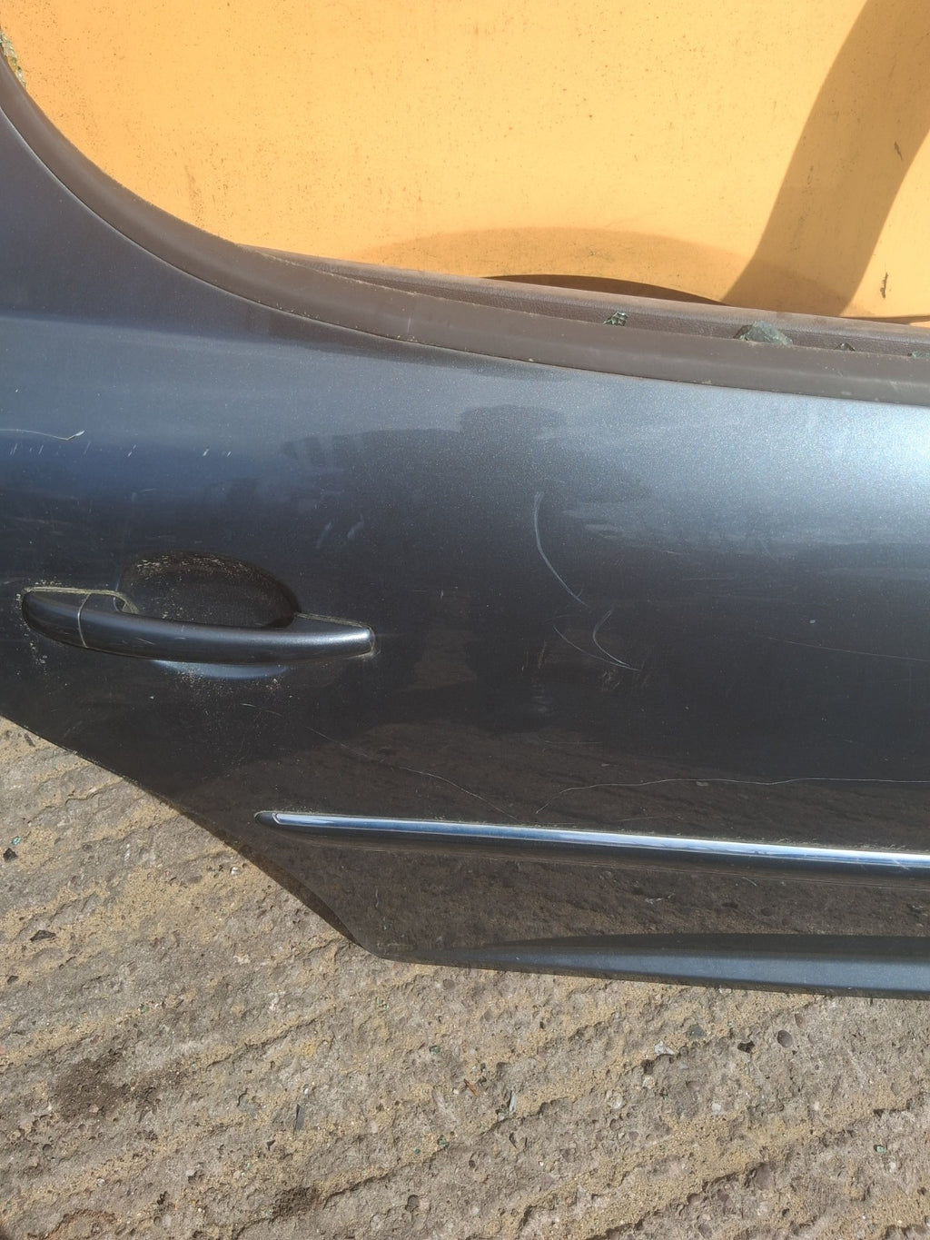 2010 PEUGEOT 207 HATCHBACK OSR DRIVER SIDE REAR DOOR GREY