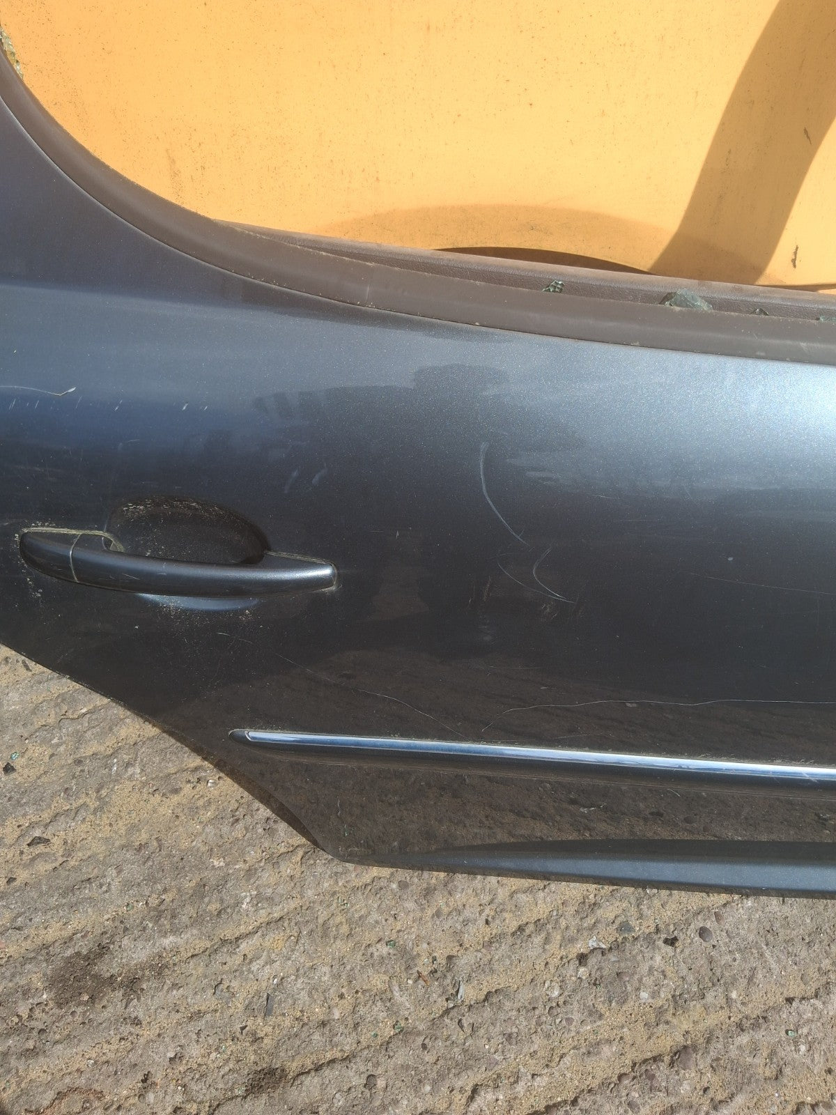 2010 PEUGEOT 207 HATCHBACK OSR DRIVER SIDE REAR DOOR GREY