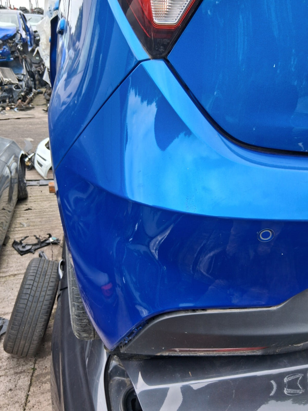 2021 MG 3 MK2 EXCLUSIVE FACELIFT REAR COMPLETE BUMPER REGAL MOUNTAIN BLUE 5JSJ