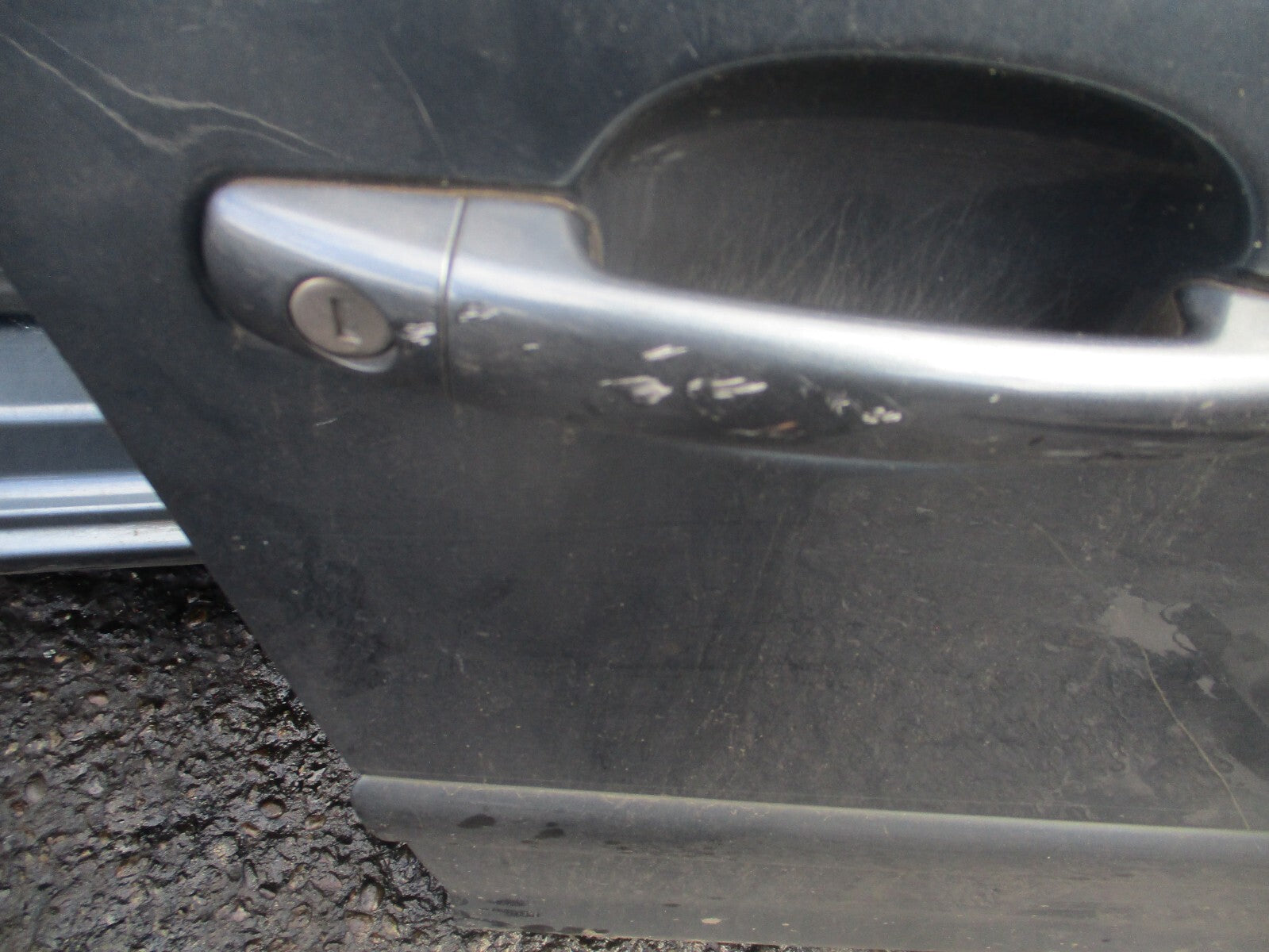 2009 CITROEN C4 GRAND PICASSO OSF DRIVER SIDE FRONT DOOR IRON GREY