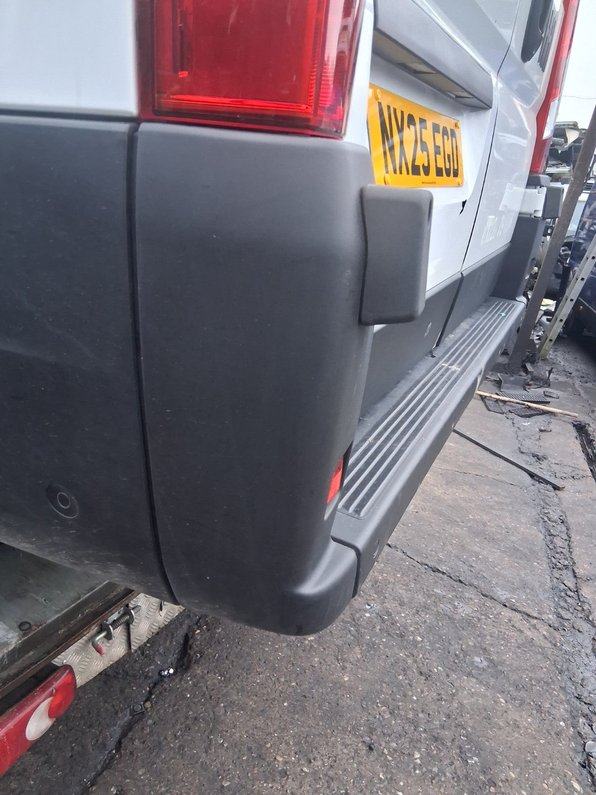 2025 FIAT DUCATO MK3 HIGH ROOF NSR PASSENGER SIDE REAR LEFT BUMPER CORNER