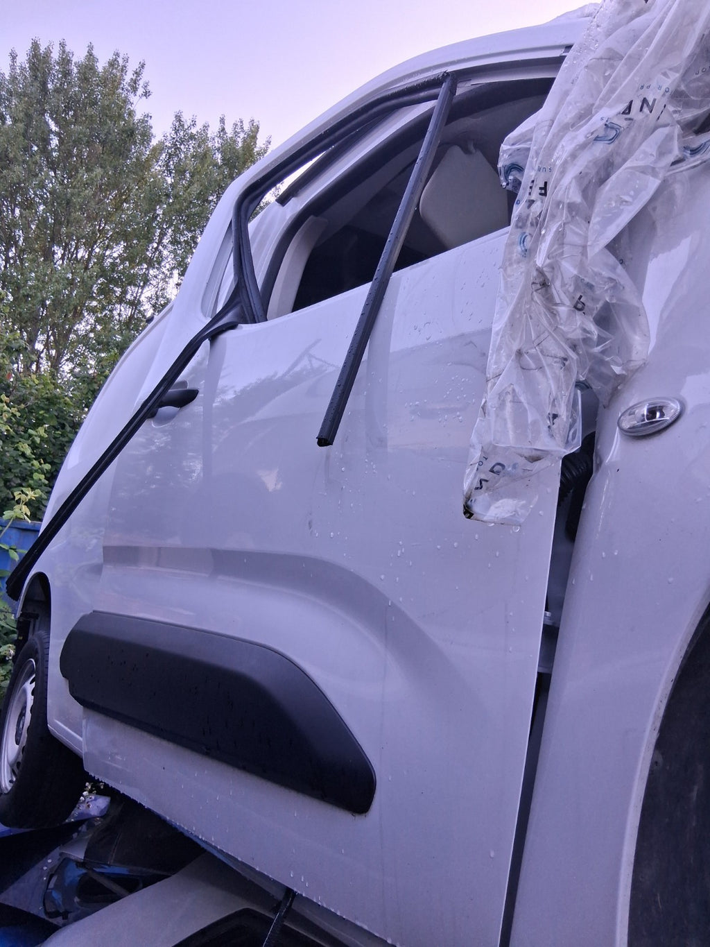 2024 VAUXHALL COMBO E K9 OSF DRIVER SIDE FRONT RIGHT BARE DOOR ICY WHITE EPR