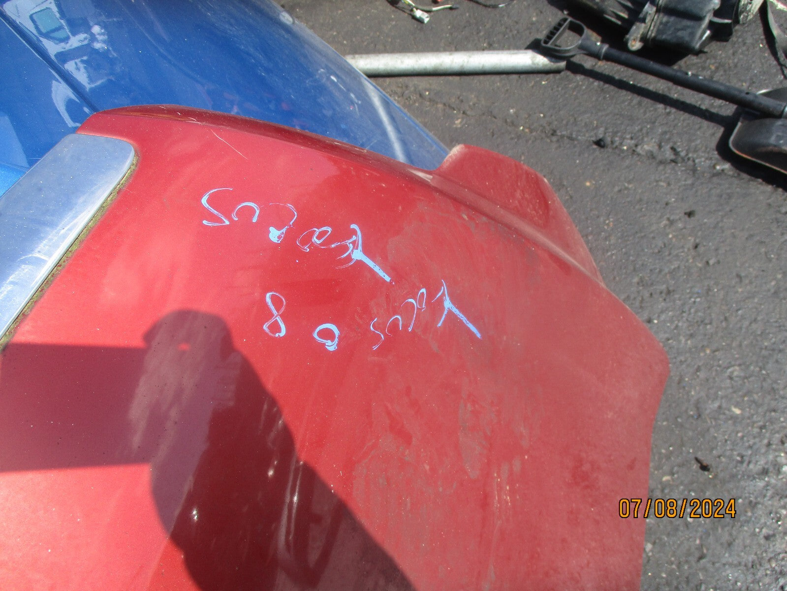 FORD FOCUS MK2 2008 FACELIFT BONNET HOOD RED