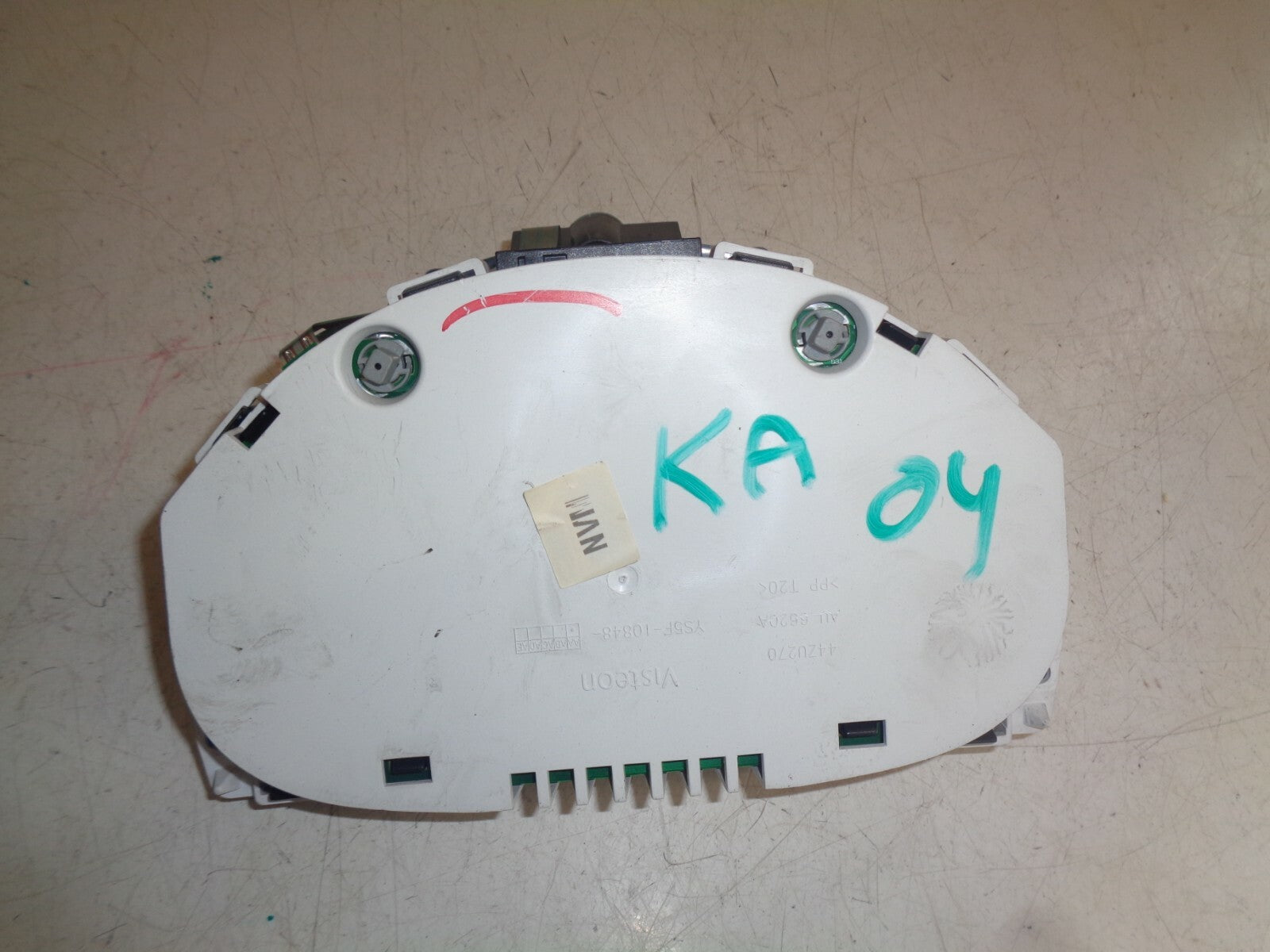 FORD KA MK1 2004 1.3 PETROL SPEEDOMETER INSTRUMENT CLUSTER 3S5T10849DE