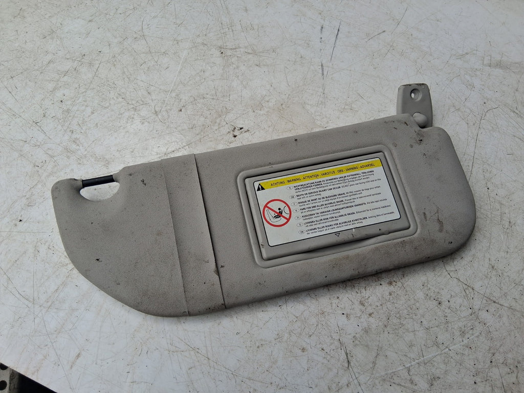 2008 CITROEN C1 MK1 OSF DRIVER SIDE FRONT INTERIOR SUN VISOR SHADE