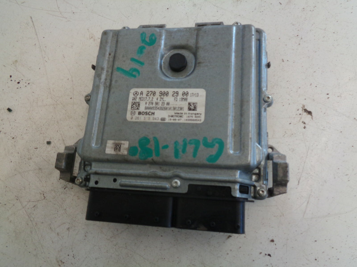 MERCEDES BENZ GLA 180 2019 1.3 PETROL ECU ENGINE CONTROL MODULE UNIT A2709002900