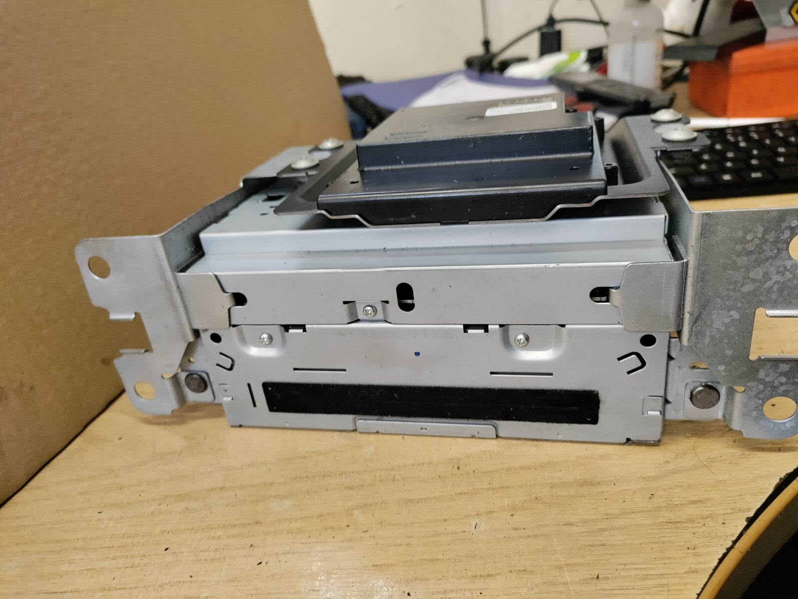2009 JAGUAR XF X250 MULTIMEDIA CD PLAYER HEAD UNIT 7G9N18C815TA