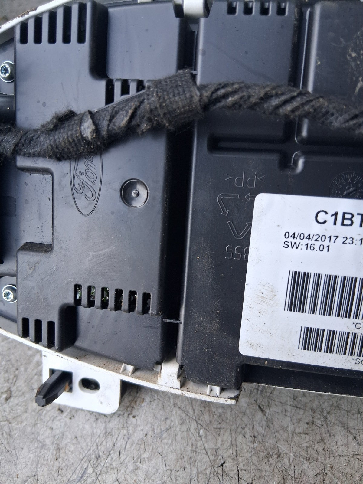 2017 FORD FIESTA SPEEDOMETER INSTRUMENT C1BT10849DAX