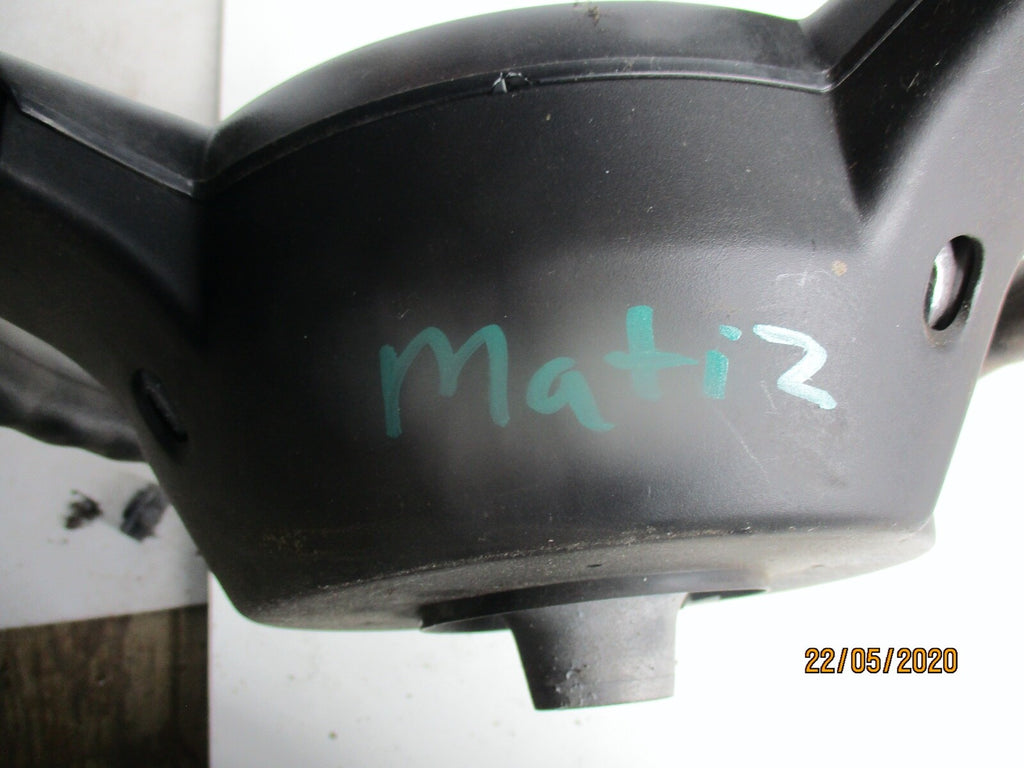 CHEVROLET MATIZ MK2 2005 - 2009 BLACK LEATHER STEERING WHEEL 96591272