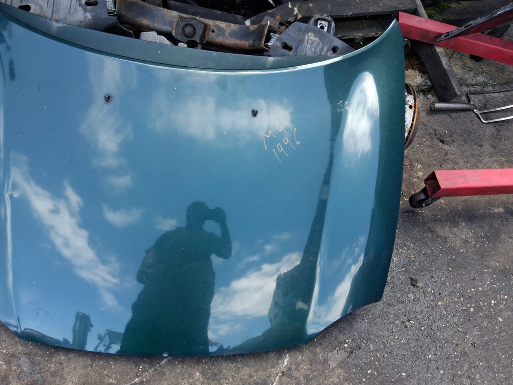MG MGF 1996 MK1 FRONT BONNET HOOD PANEL GREEN