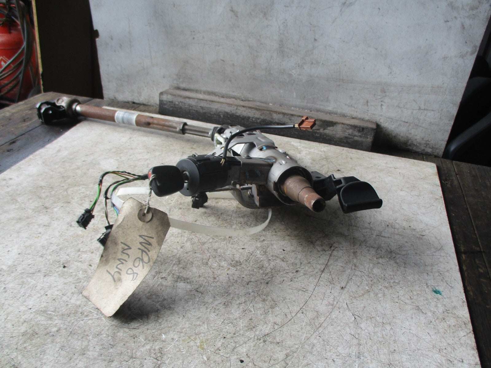 PEUGEOT 208 2018 STEERING COLUMN WITH KEY