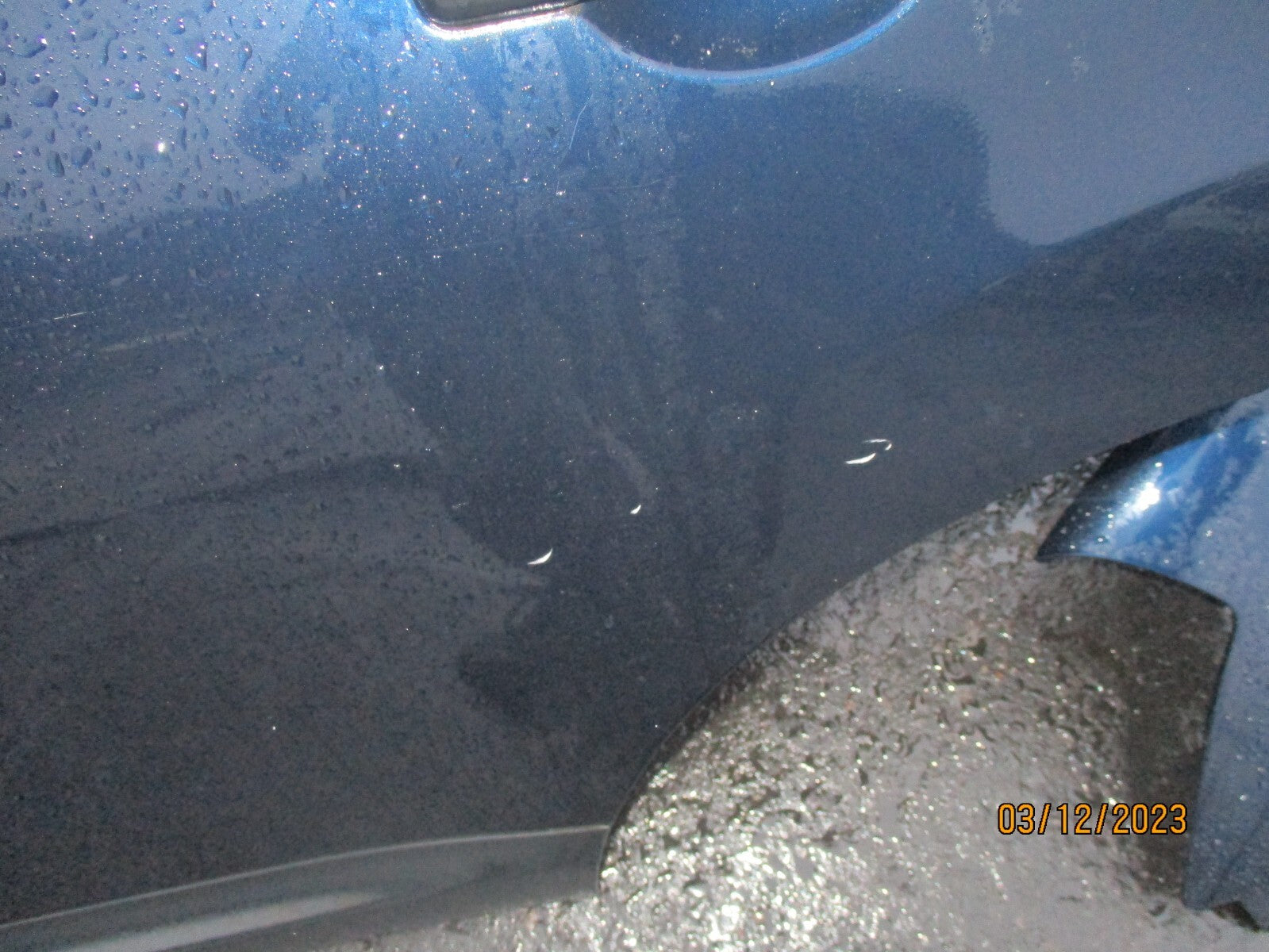 2009 NISSAN QASHQAI J10 NSR PASSENGER SIDE REAR DOOR COMPLETE BLUE BW9
