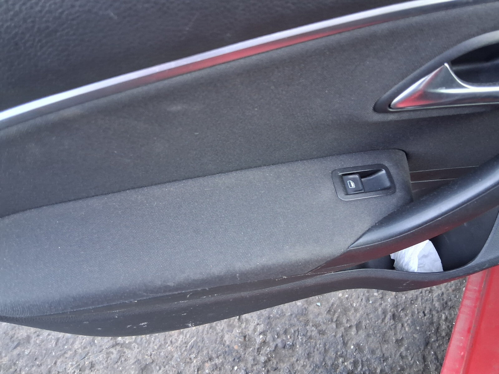 2017 VW VOLKSWAGEN POLO MK5 NSR PASSENGER SIDE REAR DOOR CARD WITHOUT SWITCH