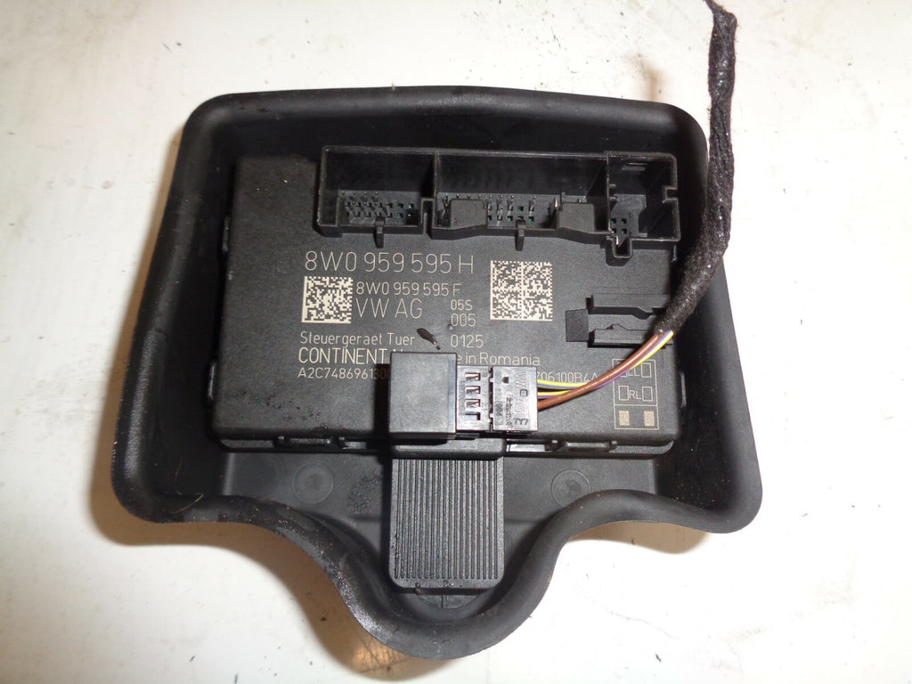 AUDI A5 2017 MK2 8W6 5 DOOR NSR PASSENGER SIDE REAR DOOR CONTROL ECU 8W0959595H