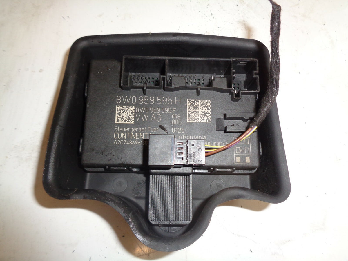 AUDI A5 2017 MK2 8W6 5 DOOR NSR PASSENGER SIDE REAR DOOR CONTROL ECU 8W0959595H