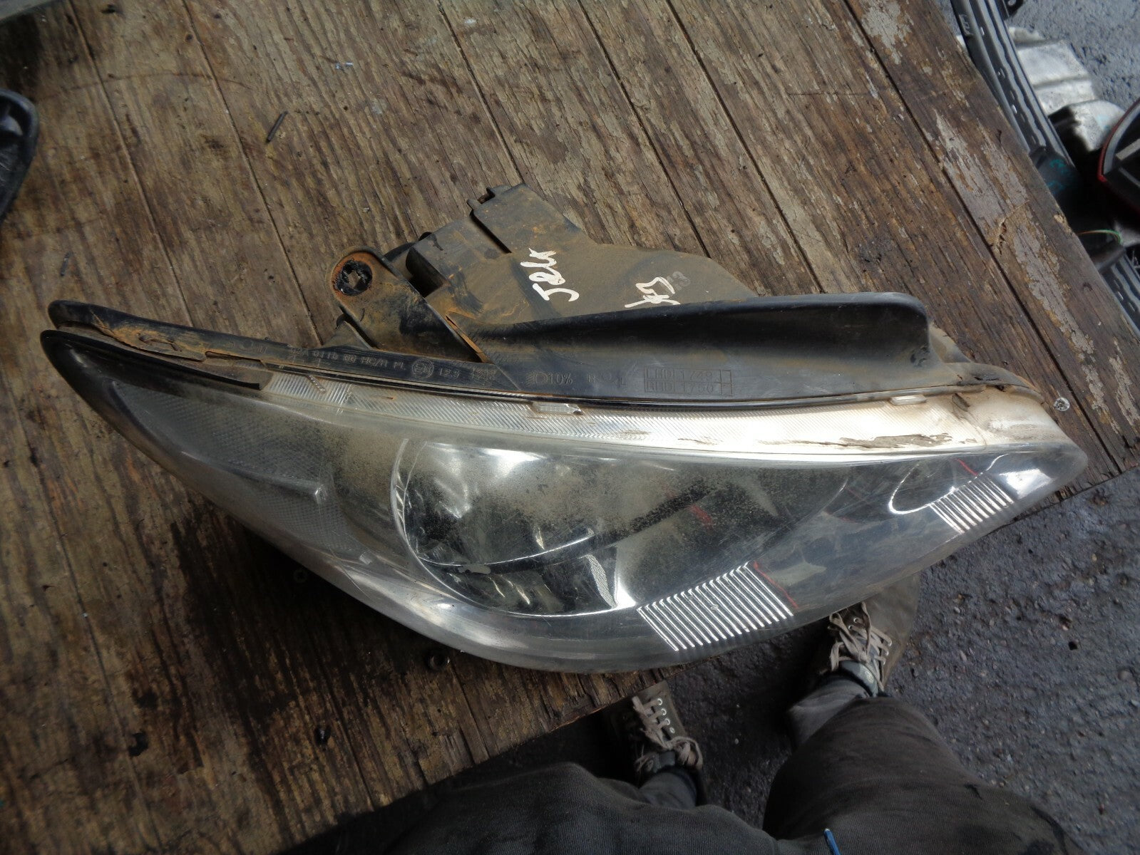 HYUNDAI GETZ MK1 FACELIFT DRIVER OFF SIDE HEADLIGHT 02A011B00