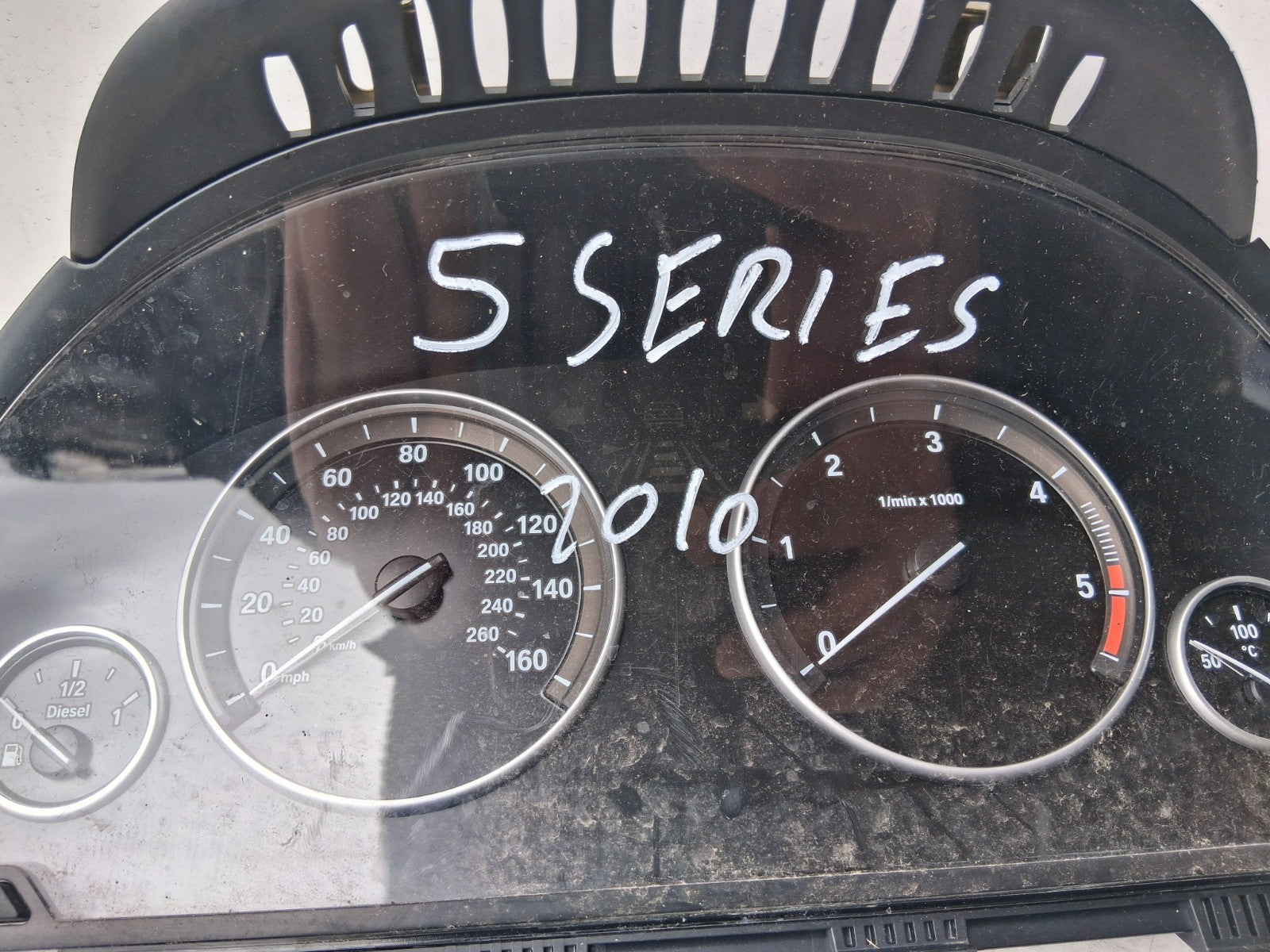 2010 BMW 5 SERIES F10 2.0 DIESEL MANUAL SPEEDO INSTRUMENT CLUSTER 9249347