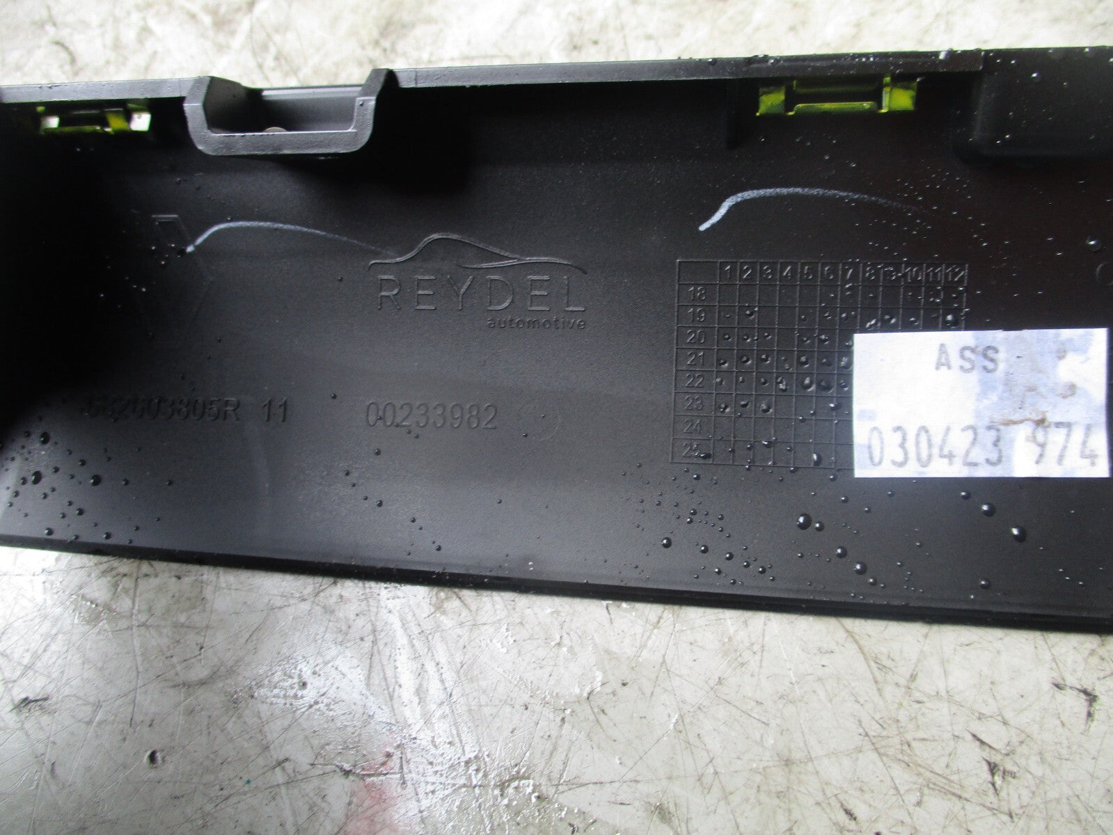 2023 RENAULT MASTER HAZARD LIGHTS CONTROL BUTTON SWITCH PANEL E1166690