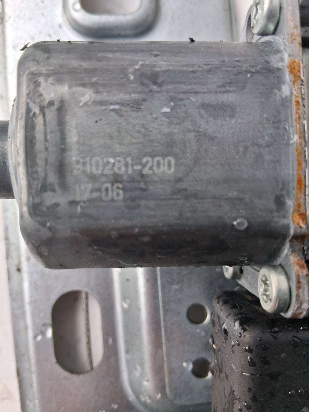 2017 VAUXHALL C  ZAFIRA REAR LEFT PASSENGER SIDE POWERED WINDOW MOTOR 927207105