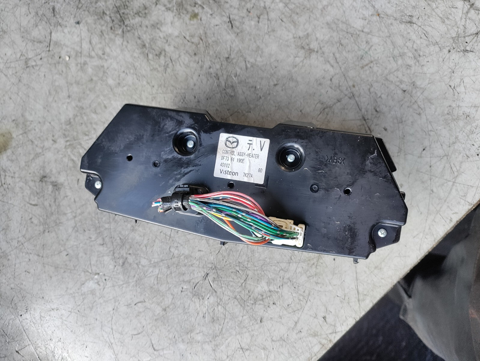 2008 MAZDA 2 MK2 AC HEATER CONTROL UNIT DF7361190E