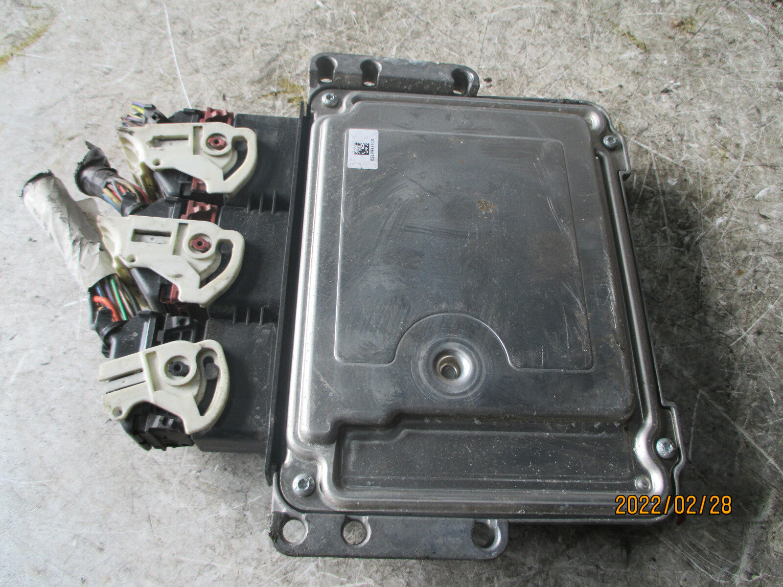 PEUGEOT 2008 2014 1.6 DIESEL HDI ECU ENGINE CONTROL MODULE UNIT 9808016480