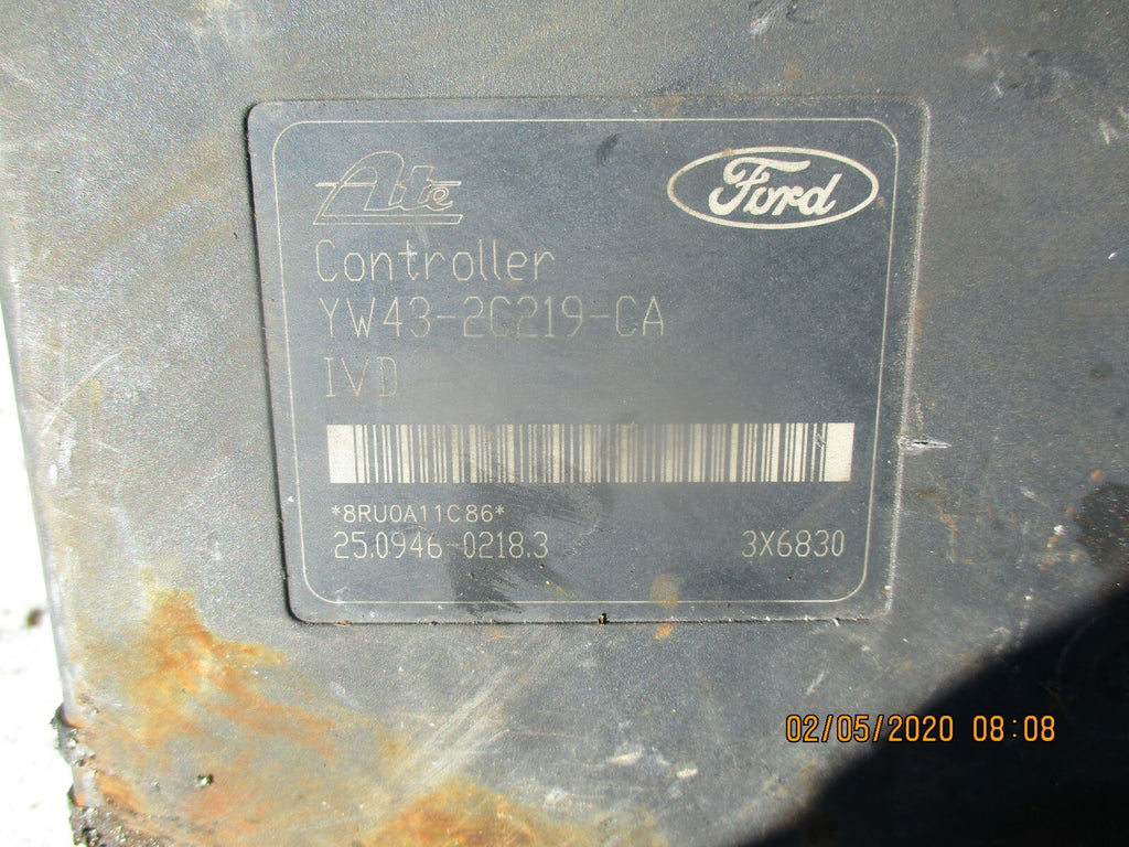 JAGUAR S TYPE 2002 ABS PUMP MODULE XR832C405AA YW432C219CA