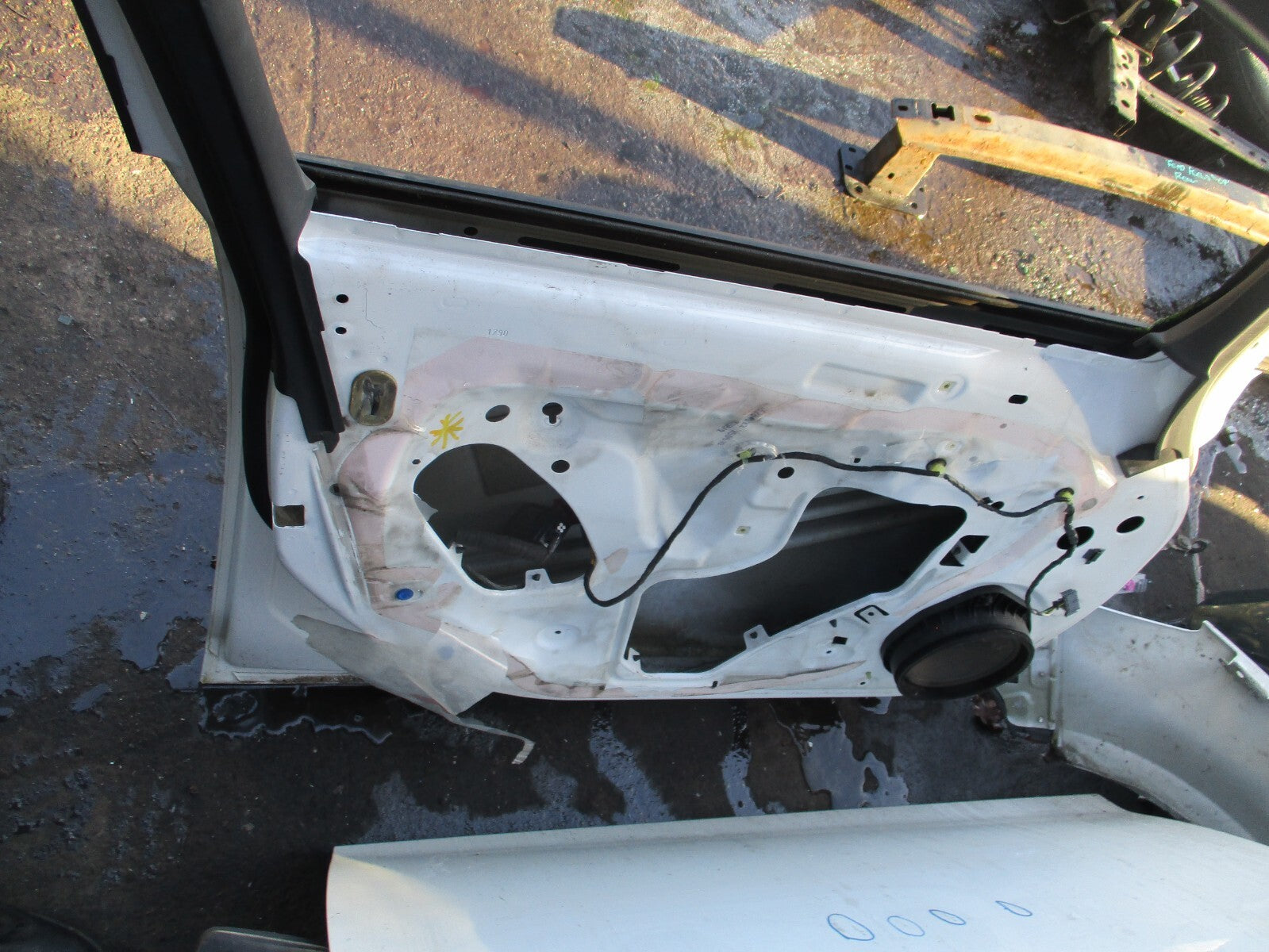2010 VAUXHALL ASTRA J MK6 NSF PASSENGER SIDE FRONT BARE DOOR SUMMIT WHITE ZGAZ