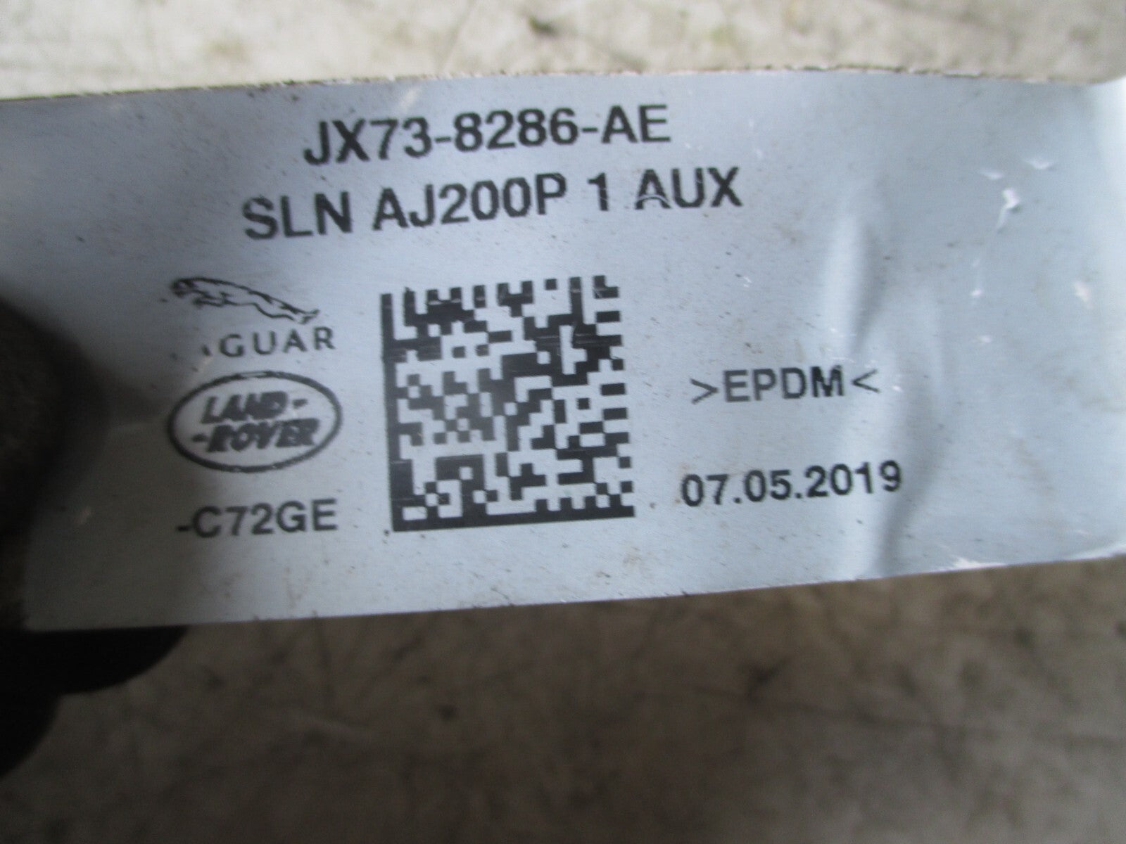 JAGUAR XE 2019 2.2 DIESEL ENGINE WATER COOLANT PIPE HOSE JX738286AE