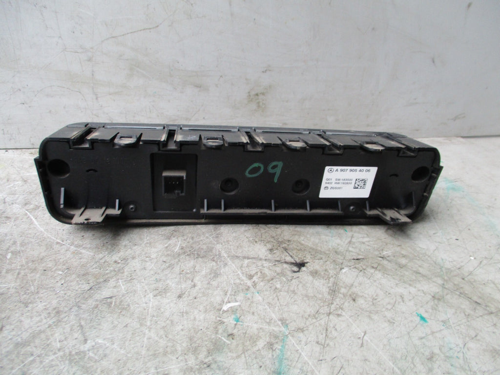 MERCEDES BENZ SPRINTER W907 2019 HEATER AC CLIMATE CONTROL SWITCH A9079054006