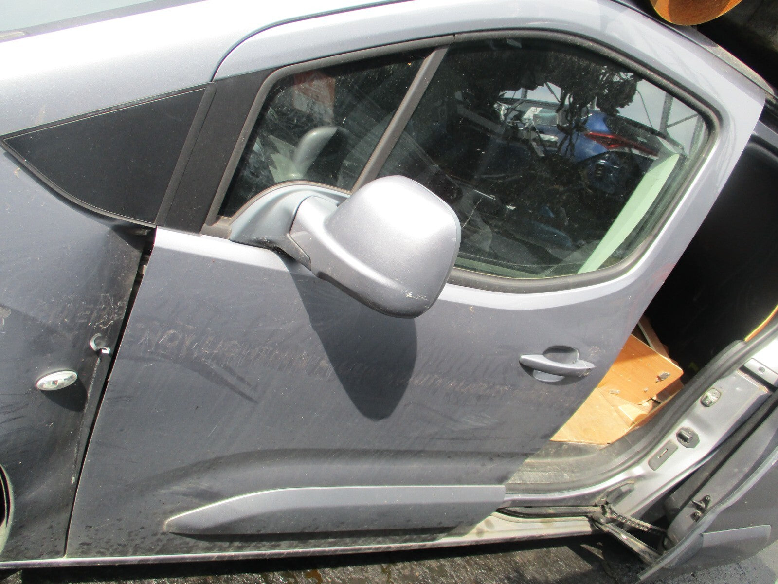 2019 VAUXHALL COMBO E MK4 NSF PASSENGER SIDE FRONT BARE DOOR GREY KCA
