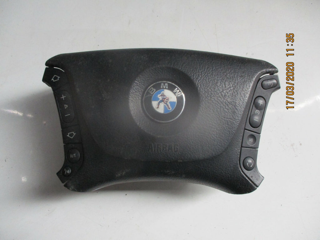 BMW 5 SERIES E39 2002 MULTI FUNCTION STEERING WHEEL SAFETY BAG 565216306