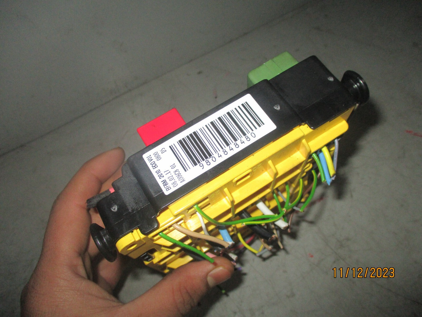 PEUGEOT 208 2018 1.2 PETROL FUSE BOX MODULE 9804848480