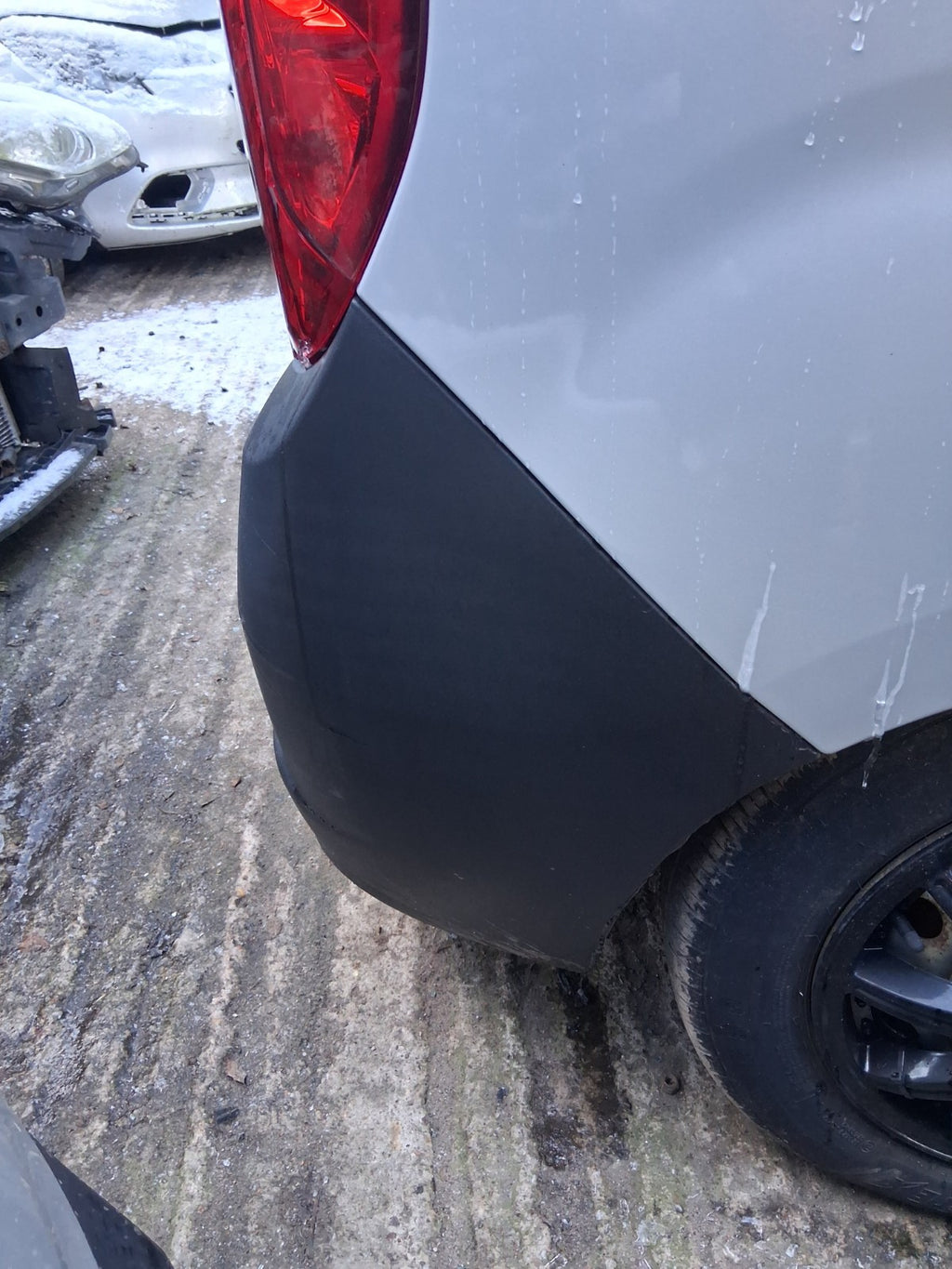 2015 VAUXHALL COMBO D COMPLETE REAR BUMPER BLACK