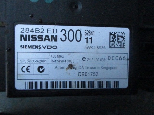 2006 NISSAN PATHFINDER R51 2.5 DIESEL BCM BODY CONTROL MODULE 284B2EB300