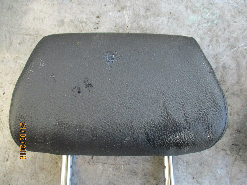 MERCEDES CLASS W204 LEATHER 5 SEAT HEADRESTS BLACK SET REAR x3 FRONT x2