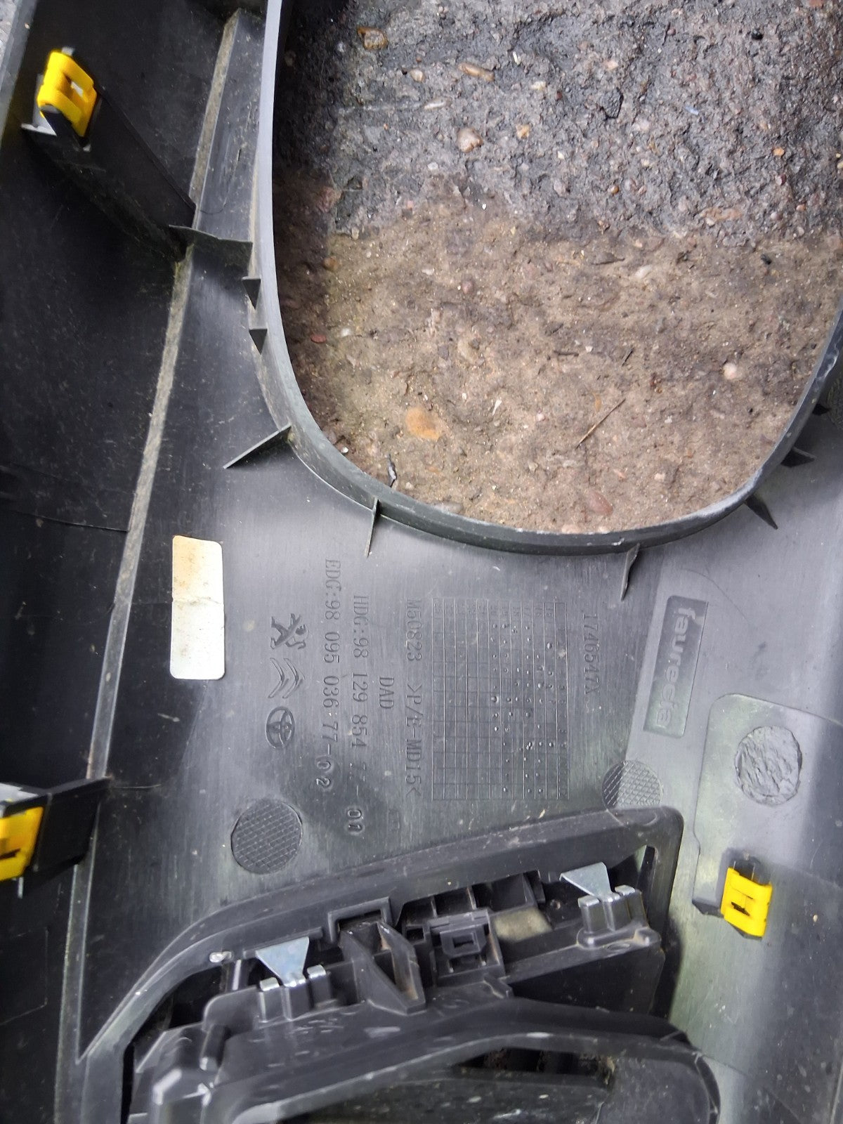 2021 VAUXHALL VIVARO MK3 FRONT DASHBOARD SURROUND TRIM PANEL 9809503677