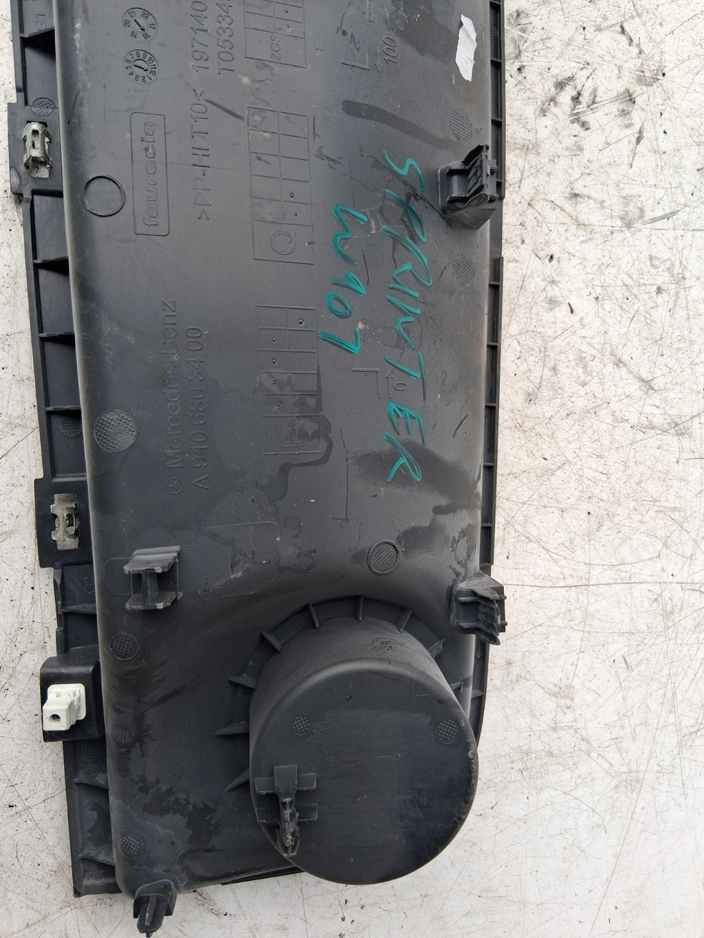 2021 MERCEDES BENZ SPRINTER W907 OSF DRIVER SIDE DASH STORAGE TRIM A9106803400