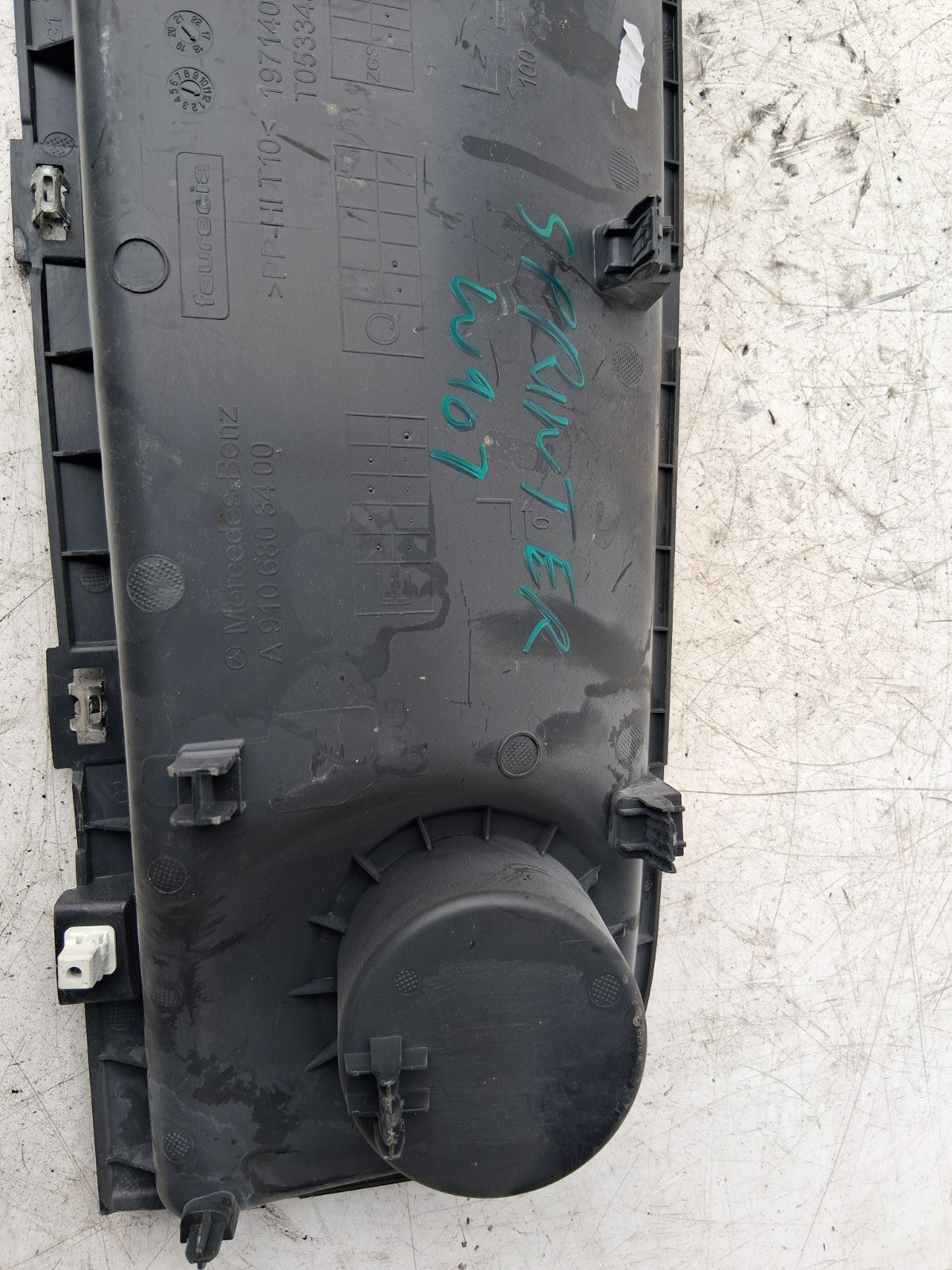 2021 MERCEDES BENZ SPRINTER W907 OSF DRIVER SIDE DASH STORAGE TRIM A9106803400
