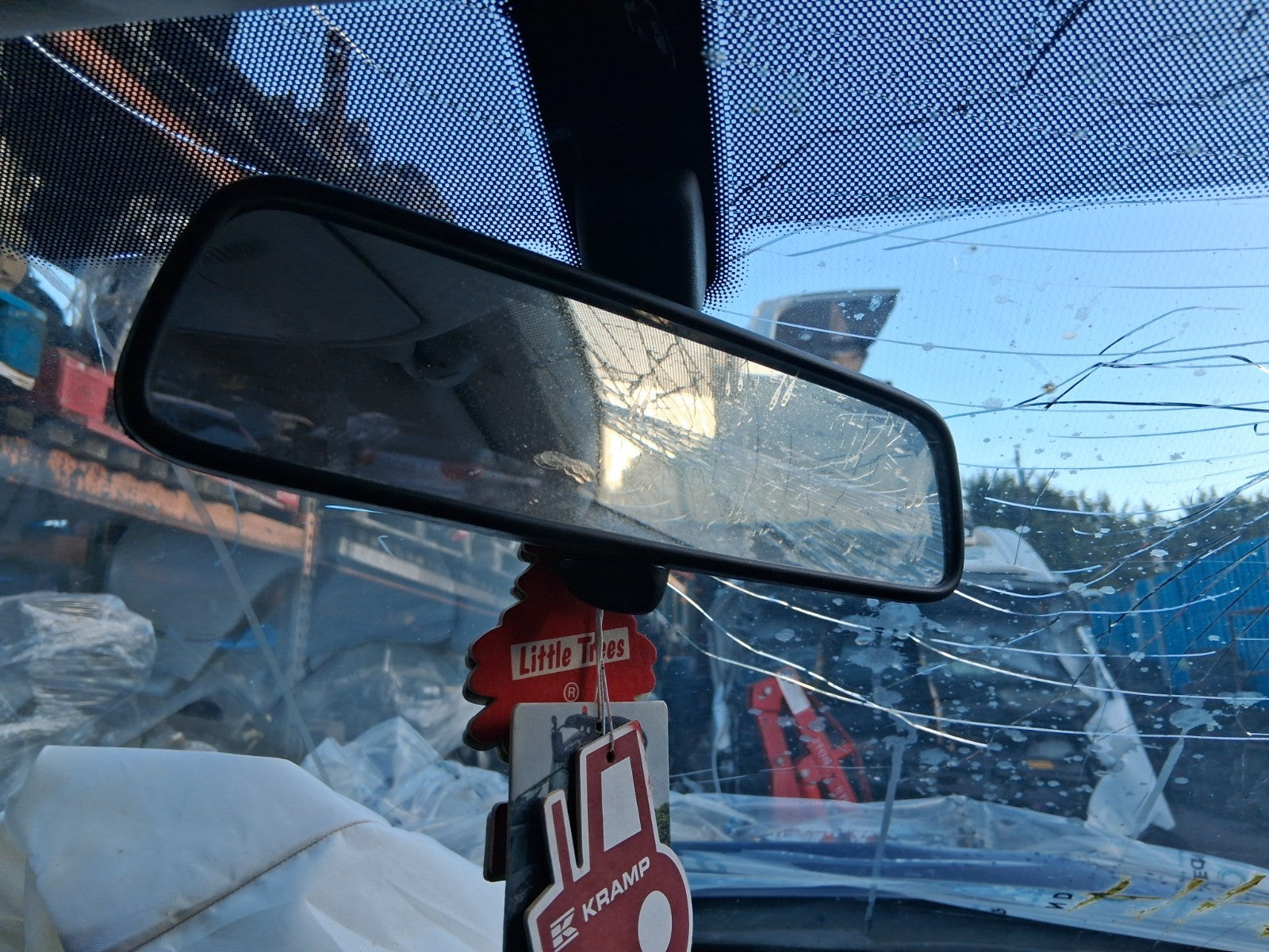 2016 VAUXHALL CORSA E INTERIOR REAR VIEW MIRROR