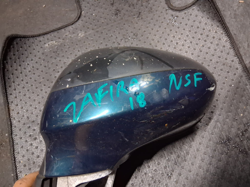 2018 VAUXHALL ZAFIRA C NSF PASSENGER SIDE FRONT ELECTRIC WING MIRROR  E1021219