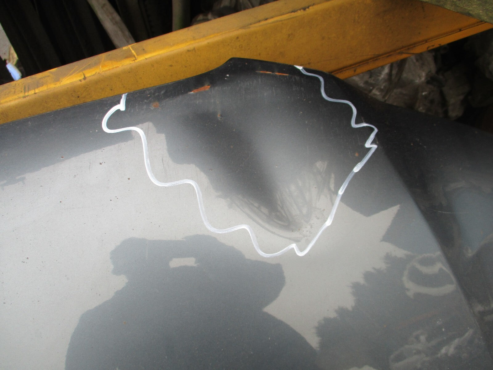 AUDI A3 8P 2006 FRONT BONNET HOOD GREY