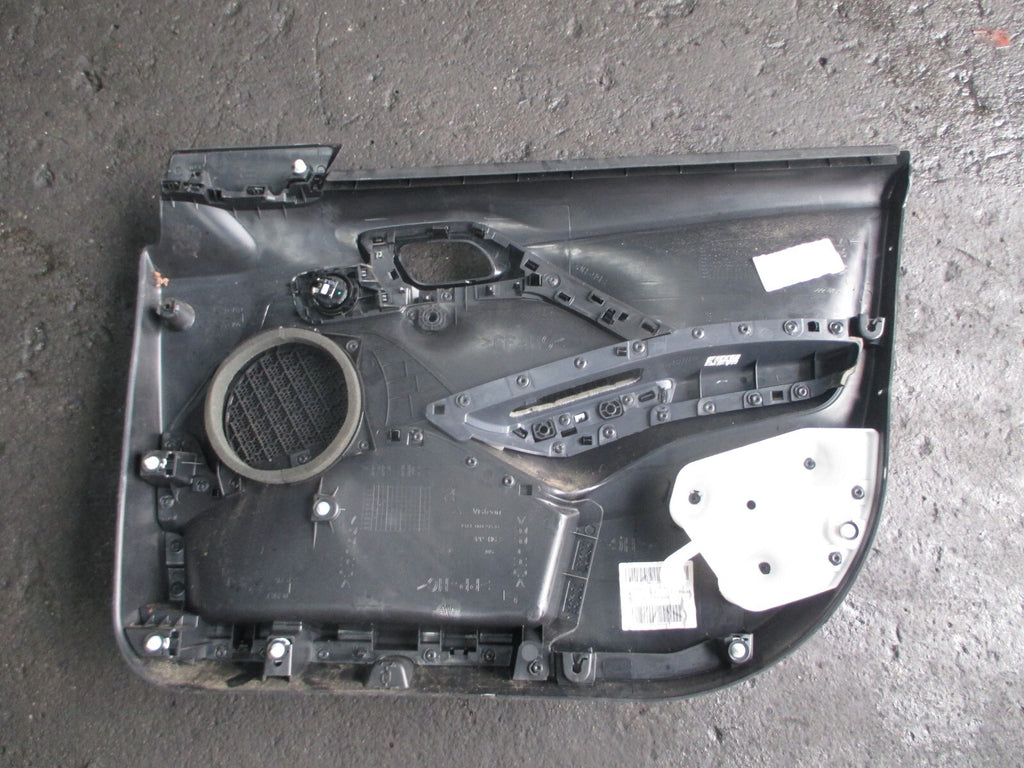 PEUGEOT 208 MK1 2016 NSF PASSENGER SIDE FRONT DOOR CARD BLACK 96763526ZD