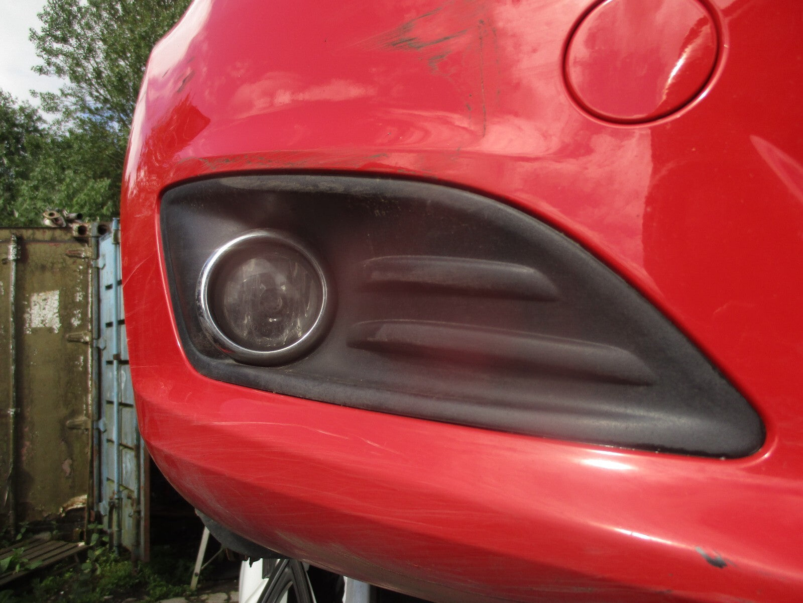 2017 FORD FIESTA MK7 OSF DRIVER SIDE FRONT RIGHT FOG LIGHT WITH TRIM COVER