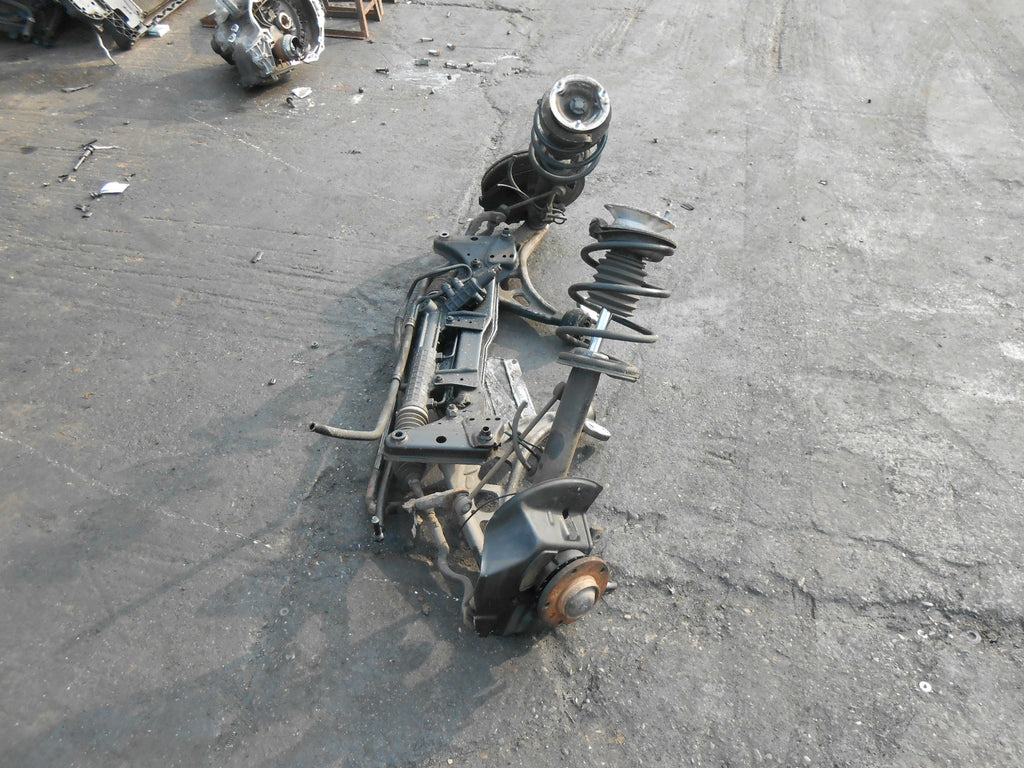 BMW 3 SERIES E46 2004 320d 2.0 TD FRONT CRADLE LEGS SHOCKS HUBS & STEERING RACK