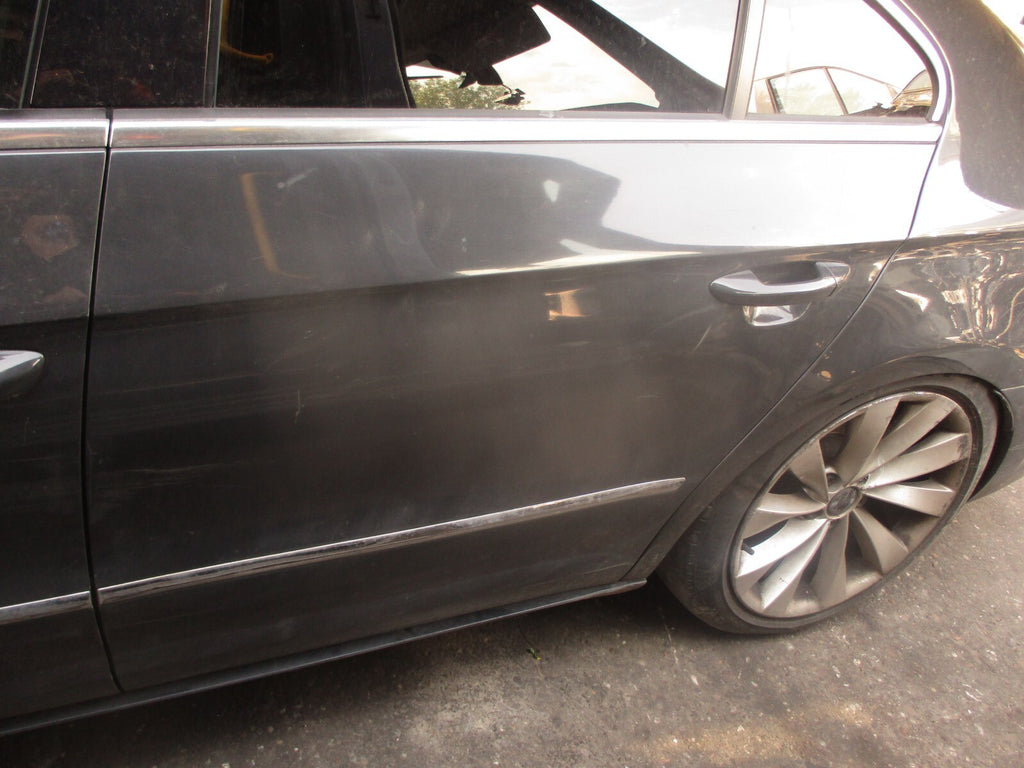 2012 VOLKSWAGEN PASSAT CC NSR PASSENGER SIDE REAR LEFT COMPLETE DOOR GREY LI7F