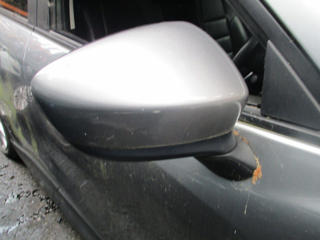 2013 MAZDA CX 5 MK1 OSF DRIVER SIDE POWER FOLD WING MIRROR LIQUID SILVER P38