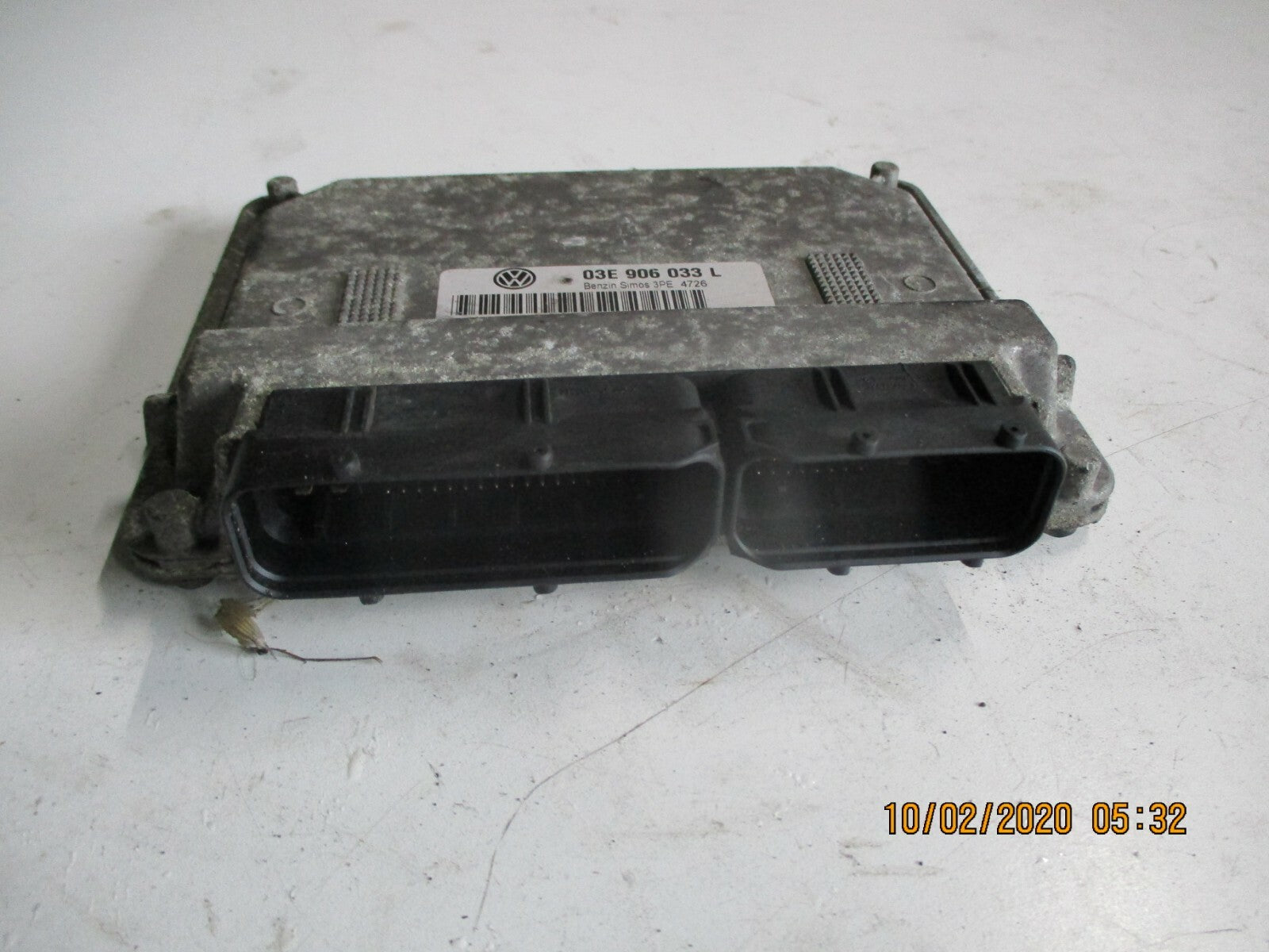 VW VOLKSWAGEN POLO 1.2 PETROL 2003 ECU ENGINE CONTROL UNIT MODULE 03E906033L