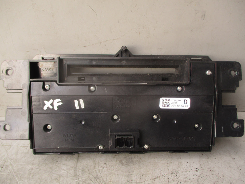 2011 JAGUAR XF STEREO AIR CON HEATER CLIMATE CONTROL SWITCH PANEL CX2318C858DD