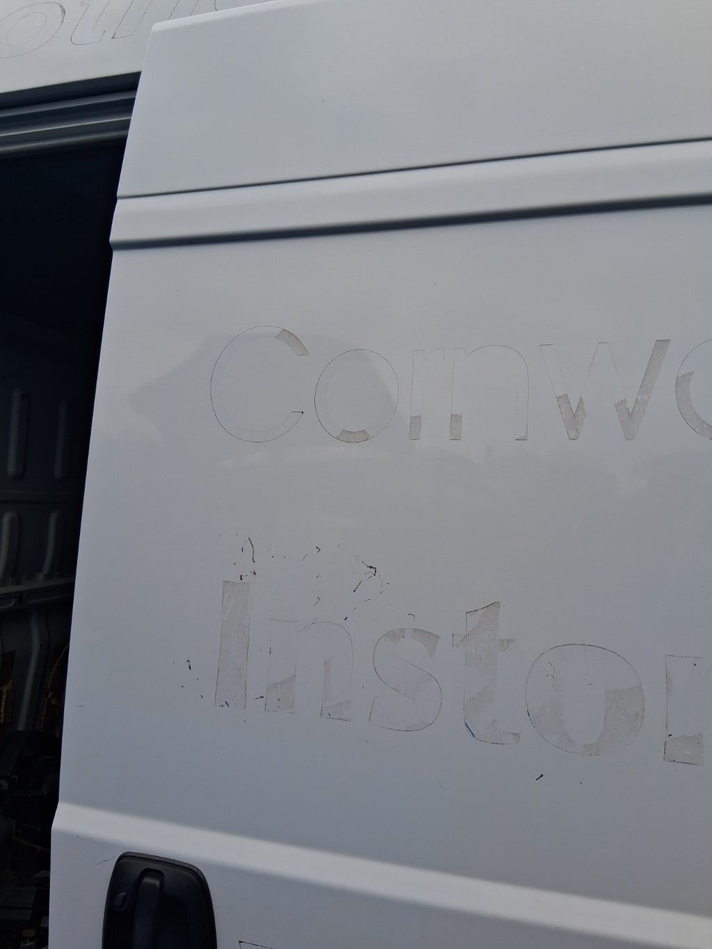 2023 FIAT DUCATO MK3 EXTRA HIGH ROOF NSR PASSENGER SIDE SLIDING DOOR BARE WHITE