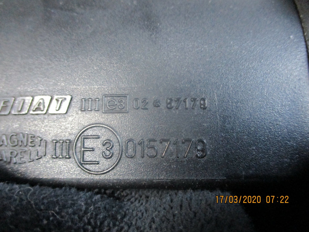 FIAT PUNTO MK2 2004 OS DRIVER SIDE MANUAL DOOR WING MIRROR BLACK 0157179